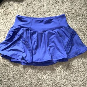 Purple Free People skirt with built in shorts